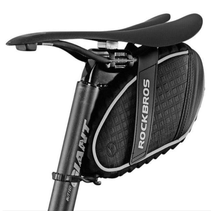 giant bicycle seat bag Rainproof Bike Saddle Bag Red/Black – JustBikeBags