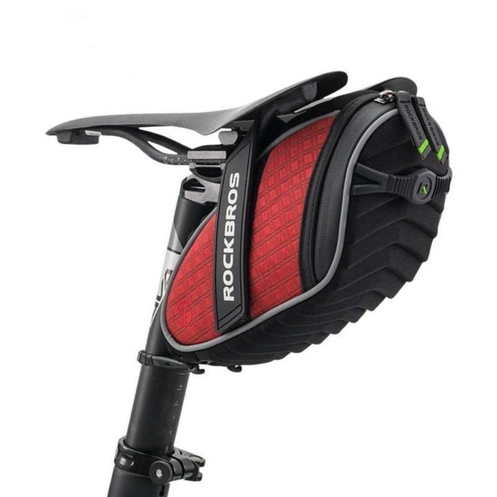 Rainproof Bike Saddle Bag Red/Black – JustBikeBags